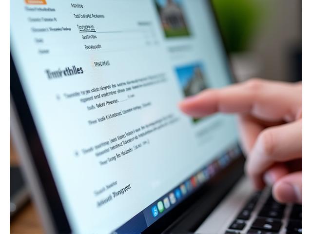 Computer screen displaying an optimized MLS listing with property details