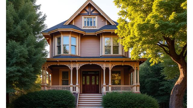 Thumbnail preview of a virtual tour showcasing a beautifully preserved historic home with unique architectural details in Portland.